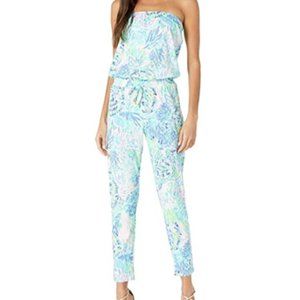 Lilly Pulitzer Strapless Jumpsuit NWOT